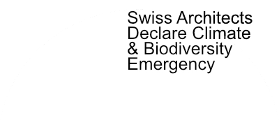Image of Logo Swiss Architects Declare Climate & Biodiversity Emergency