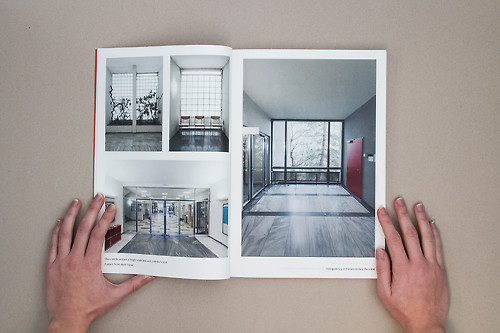 book with photos of interior spaces
