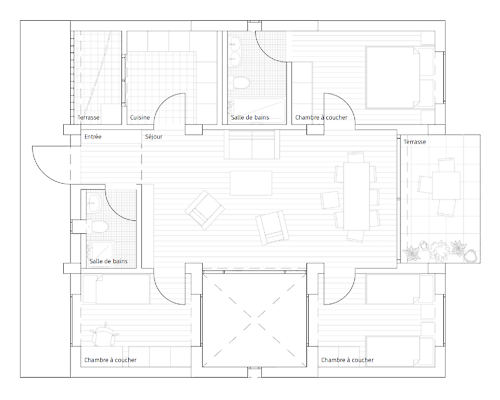 floor plan apartment 1
