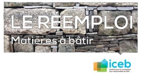 Affiche d’une formation sur le réemploi de matériaux de construction