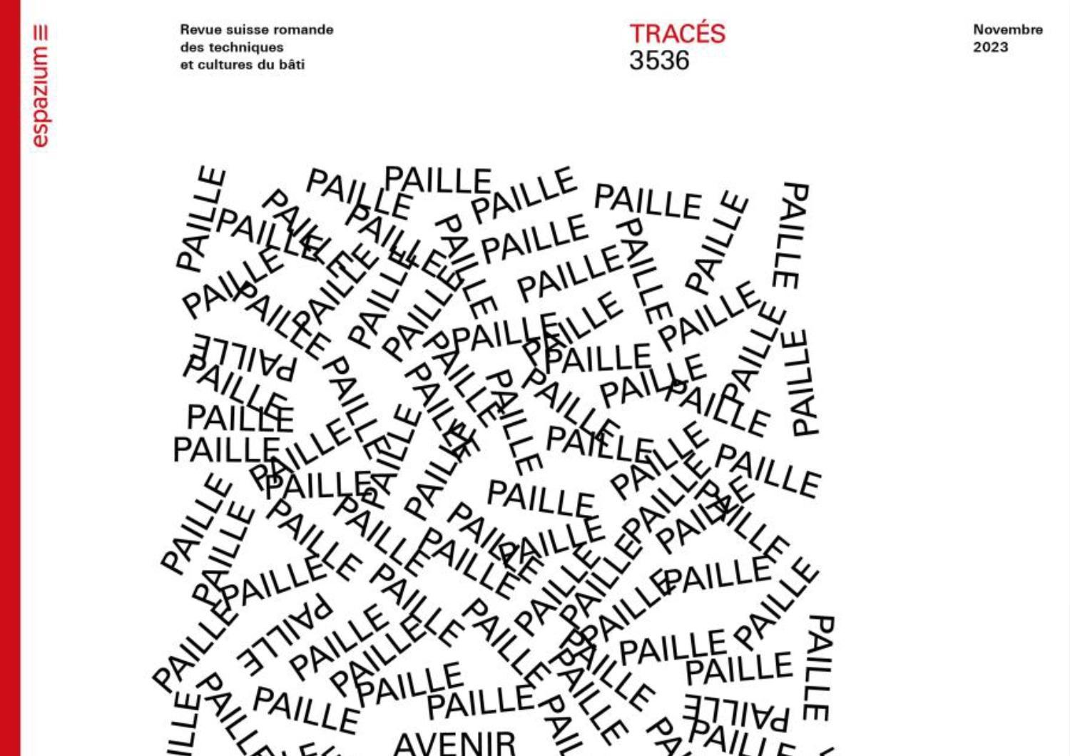 Image de TRACES | Edition construction paille